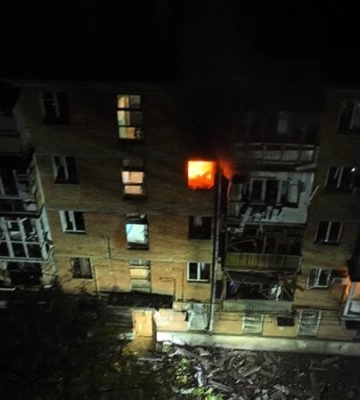 Атака Шахедов. В Николаеве зафиксировано попадание в пятиэтажку: трое пострадавших