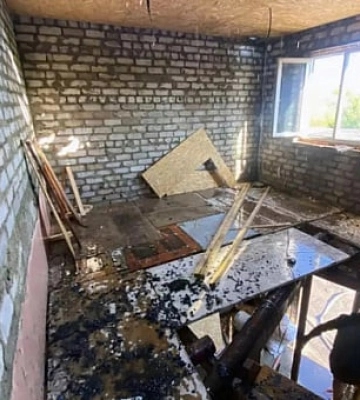 У Кривому Розі горів гараж