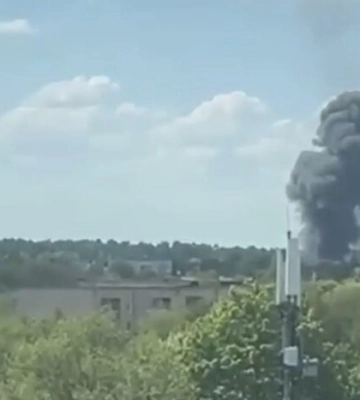 На російській Брянщині розбився вертоліт (відео)