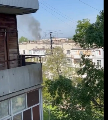 В пригороде Луганска — мощный взрыв