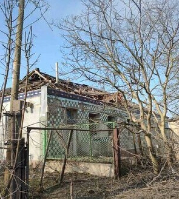 Наслідки обстрілу Берислава російською авіацією, - ОВА. ФОТОрепортаж