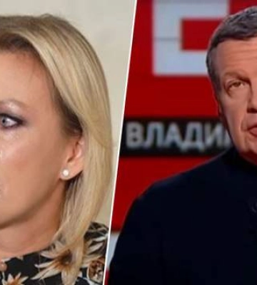 Удар у спину: Соловйов підставив Захарову в ефірі