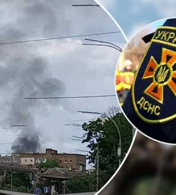 Пожежа в районі телевежі в Києві: у ДСНС сказали, що горить