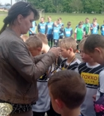 Вихованці Острозької спортшколи посіли друге місце на домашньому турнірі з футболу