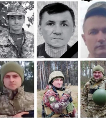 На Рівненщину «на щиті» повернулися шестеро Героїв