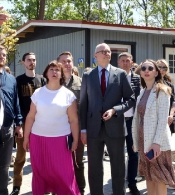 В Ірпені відкрили нове модульне містечко «Ластівка»