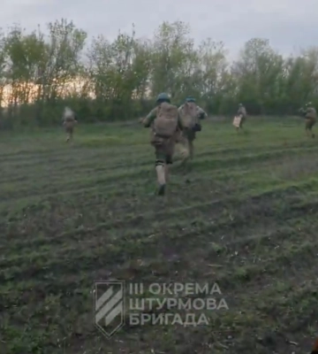 Третья штурмовая бригада показала, как гнала оккупантов под Бахмутом – видео