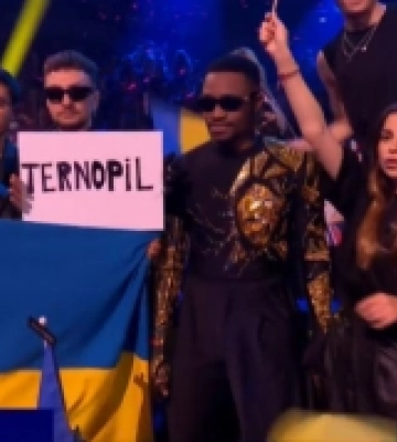 TVORCHI підтримали рідний Тернопіль в прямому ефірі Євробачення