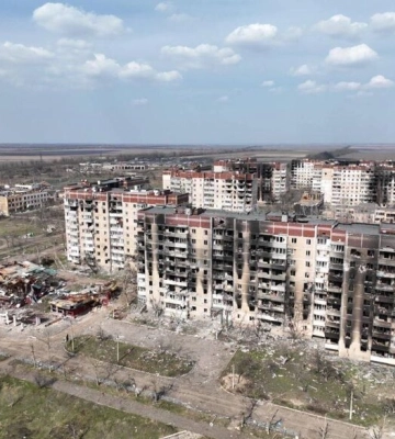 Військові капелани показали, як нині виглядає прифронтовий Вугледар (ВІДЕО)