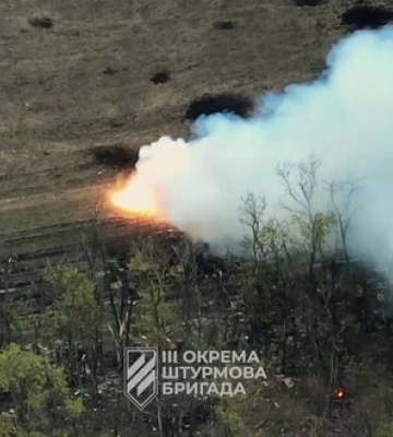 Бійці 3 ОШБр знищили польовий склад з російським БК. ВIДЕО