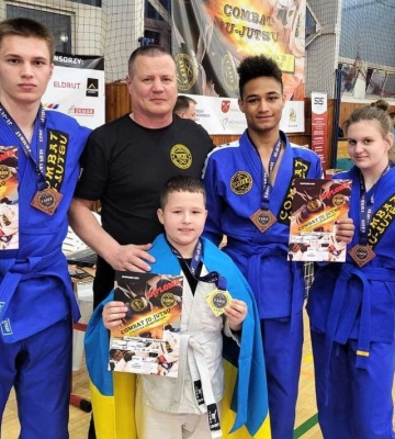Спортсмени з Полтавщини здобули чотири медалі в перший день чемпіонату Європи з комбат дзю-дзюцу