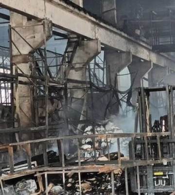 У Тернополі згорів склад, де зберігали гуманітарну допомогу