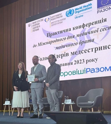 Фельдшер Волинської екстренки отримав почесну грамоту від очільника МОЗ