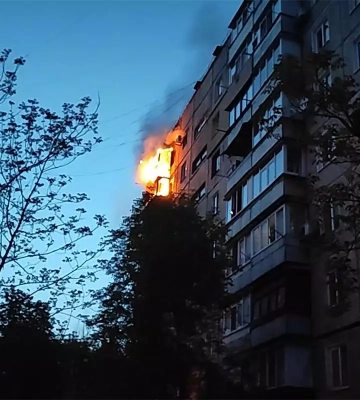 Криворожские пожарные спасли трех человек, из них двое детей