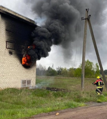 На Сарненщині рятувальники ліквідували пожежу трансформаторної підстанції