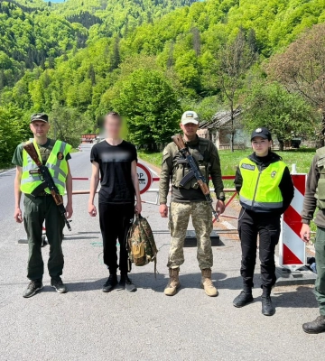 На Закарпатті прикордонники припинили 5 спроб порушення кордону