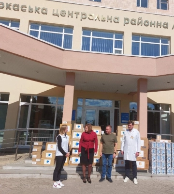 Черкаська районна лікарня отримала медичний вантаж