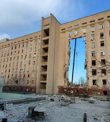 У Миколаєві підрахували збитки, завдані екології ракетним ударом по ОДА
