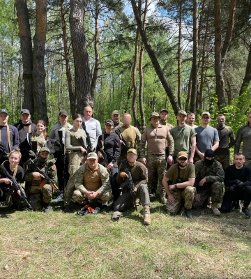 Ковельчани пройшли одноденний військовий вишкіл від інструкторів «Тернового Поля». Фото