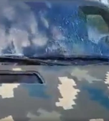 В Донецкой области авто полиции попало под обстрел, пять раненых