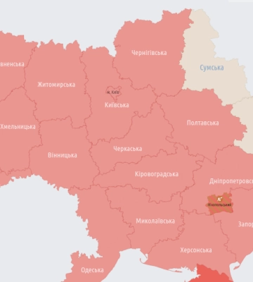 У Львівській і  більшості областей України - повітряна тривога
