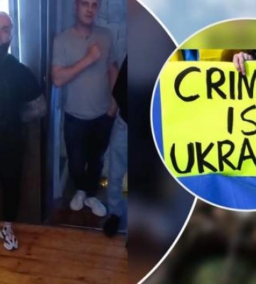 В Крыму жене оккупанта &quot;закрыли&quot; рот в одном из кафе из-за гимна России