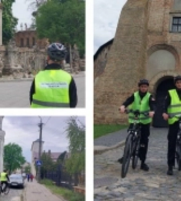 На вулиці Луцька вийшли піші та велопатрулі муніципалів