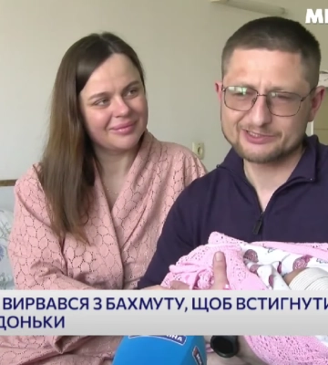 Герой України примчав з фронту на пологи до дружини на Рівненщину