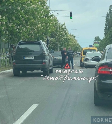 Ни виїзді із Кременчука сталась ДТП
