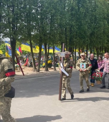 У Сумах поховали загиблого у Бахмуті Олександра Борищика