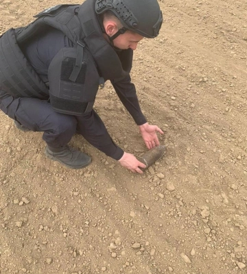На Дубенщині сапери знищили два артилерійських снаряди