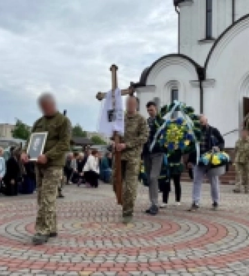 На Волині провели в останню путь військового Зоряна Франчука