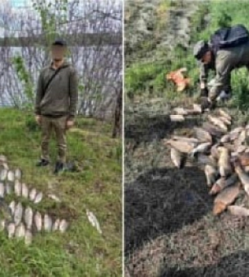 На Днепропетровщине за неделю нарушители наловили рыбы на 800 тысяч гривен ущерба