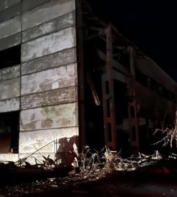 Военные показали последствия ракетного удара по Одессе 