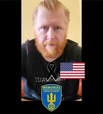 У боях в Бахмуті загинув ще один доброволець із США