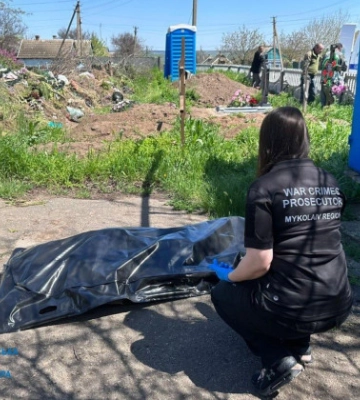 На звільненій території Миколаївщини виявили тіла та рештки тіл вбитих людей