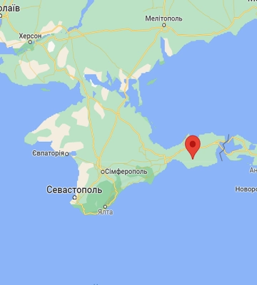 Российская ракета &quot;Калибр&quot; упала в оккупированном Крыму