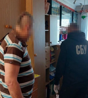 У Полтаві СБУ затримали чоловіка, який закликав до захоплення влади у місті