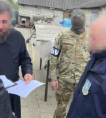 СБУ викрила клірика УПЦ (МП), який освячував російських військових під час окупації Ізюма