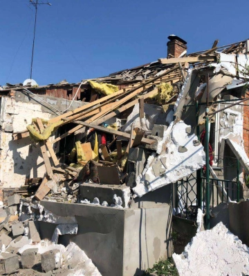 Російські війська обстріляли Нікополь з артилерії