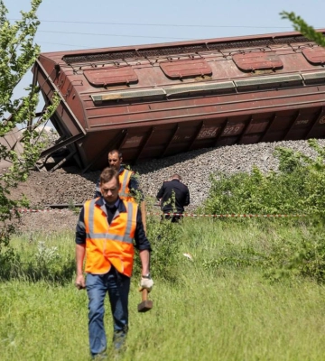 Вибух на залізниці в Криму зупинив постачання ракет