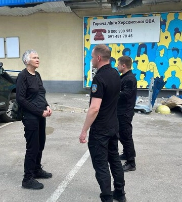 Команда МУС в Херсоне осмотрела десяток мест, где фиксировали военные преступления россиян