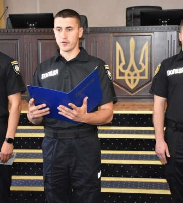 У Кропивницькому молоді поліцейські склали присягу на вірність українському народові (ФОТО)