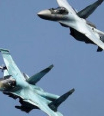 Украинские силы ПВО сбили российский самолет Су-35