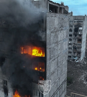 Украинские военные показали кадры из уничтоженного Бахмута