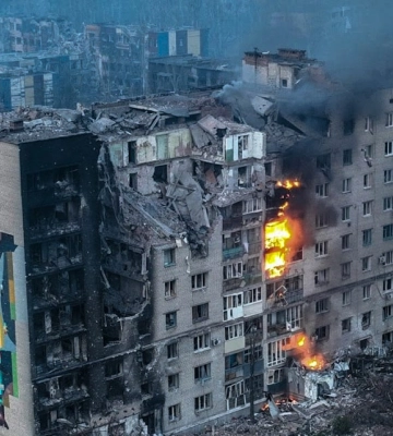 &quot;Идут бои&quot;: в Минобороны рассказали, какую часть Бахмута контролируют военные ВСУ. Карта