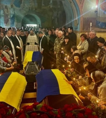 На Сумщині попрощалися із енергетиками, які загинули внаслідок обстрілу