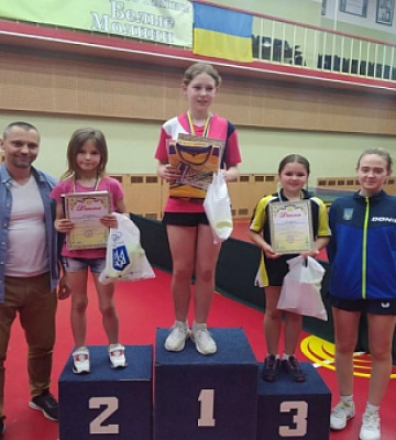 Криворізькі спортсмени вибороли призові місця на змаганнях з настільного тенісу