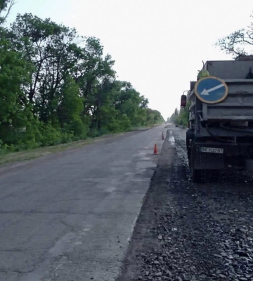 В Миколаївській області тривають роботи з ремонту доріг