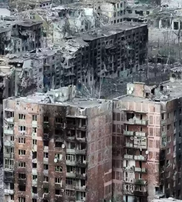 The New York Times показало с высоты уничтоженный до основания Бахмут